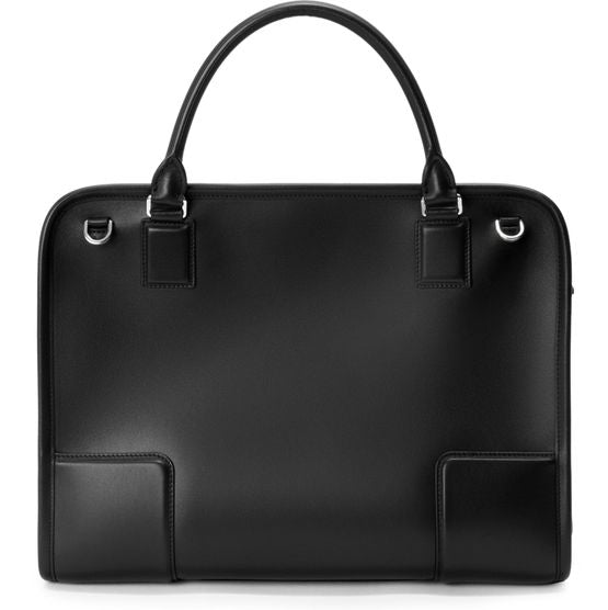 Loewe Large Amazona 180 bag in soft calfskin in Black — view 3