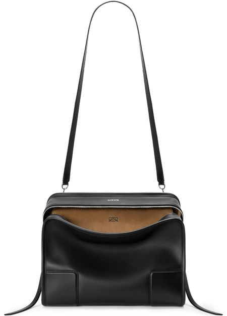 Loewe Large Amazona 180 bag in soft calfskin in Black — view 4