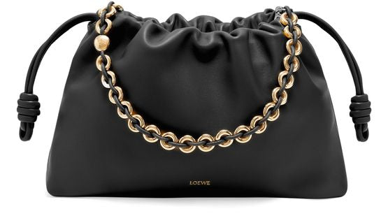 Loewe Large Flamenco Purse in soft nappa lamb leather in Black — view 1