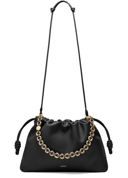 Loewe Large Flamenco Purse in soft nappa lamb leather in Black — view 4