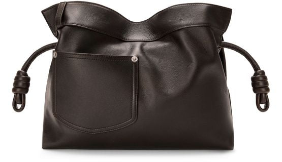 Loewe Panta medium Flamenco clutch in Vintage Brown — view 3