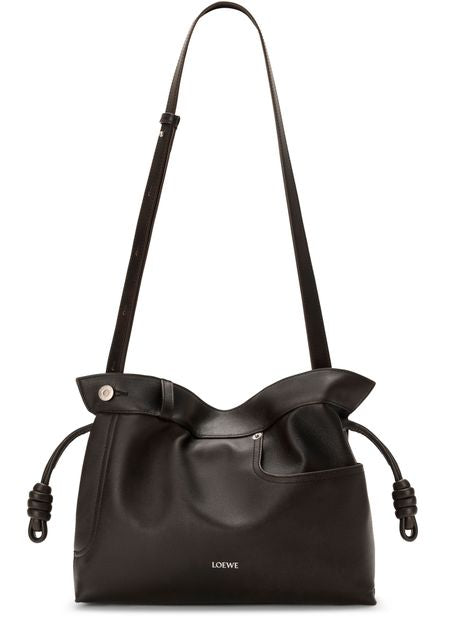 Loewe Panta medium Flamenco clutch in Vintage Brown — view 4