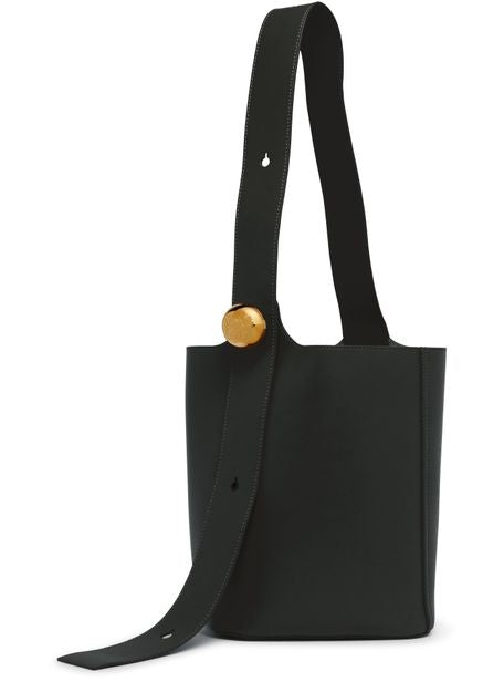 Loewe Pebble bucket bag in Black — view 1