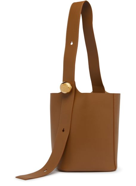 Loewe Pebble bucket bag in Oak — view 1