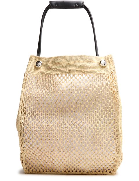 Loewe Pebble Honeycomb Hobo in raffia in Natural — view 1