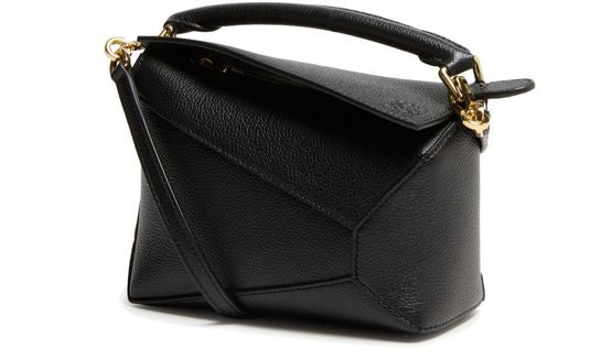 Loewe Puzzle Edge mini bag in Black — view 1