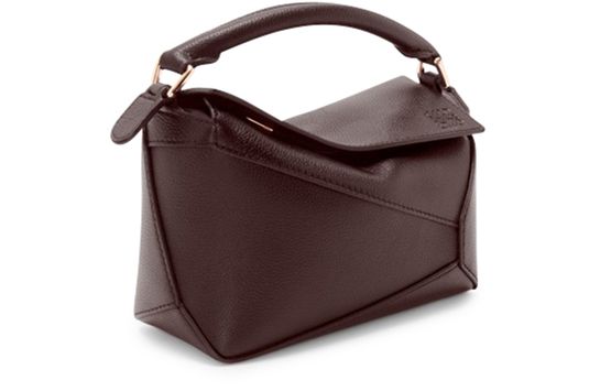 Loewe Puzzle Edge mini bag in Dark Brownie — view 2
