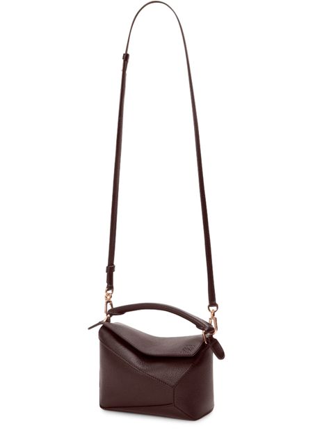 Loewe Puzzle Edge mini bag in Dark Brownie — view 4