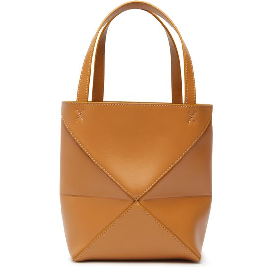 Loewe Puzzle mini tote bag in Warm Desert — view 3