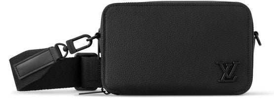 Louis Vuitton Alpha Wearable Wallet in Black — view 1