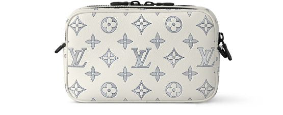 Louis Vuitton Alpha Wearable Wallet in White — view 3