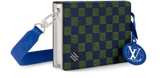 Louis Vuitton Book Messenger in Dark Blue — view 2
