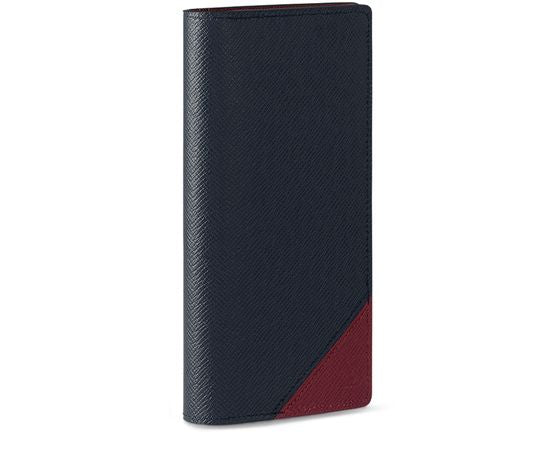 Louis Vuitton Brazza Wallet in Bleu — view 2