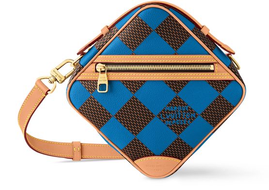 Louis Vuitton Chess Messenger in Dark Blue — view 1