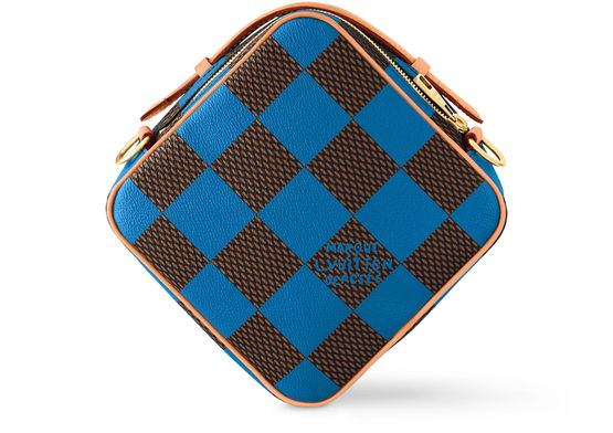Louis Vuitton Chess Messenger in Dark Blue — view 2