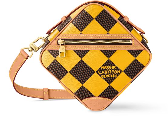Louis Vuitton Chess Messenger in Yellow — view 1