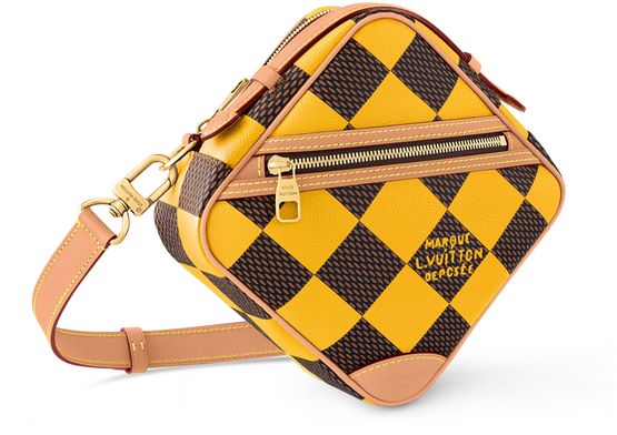 Louis Vuitton Chess Messenger in Yellow — view 2