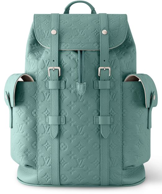 Louis Vuitton Christopher MM in Turquoise — view 1