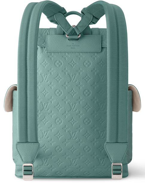 Louis Vuitton Christopher MM in Turquoise — view 3