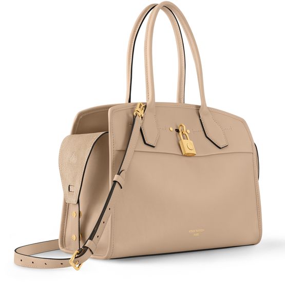 Louis Vuitton City Steamer Soft MM in Beige — view 2