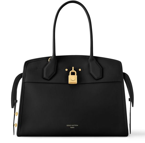Louis Vuitton City Steamer Soft MM in Black — view 1