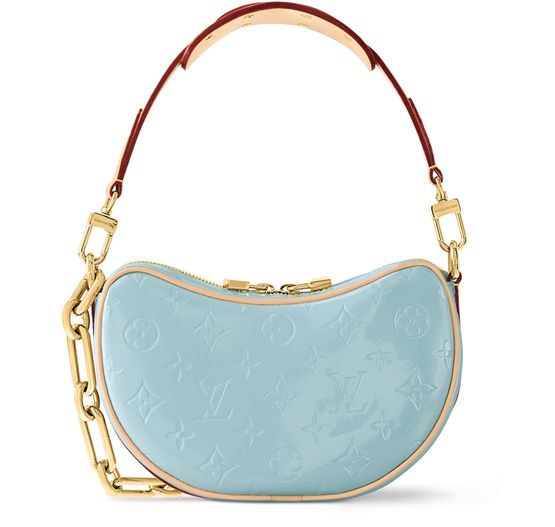 Louis Vuitton Croissant PM in Turquoise — view 3