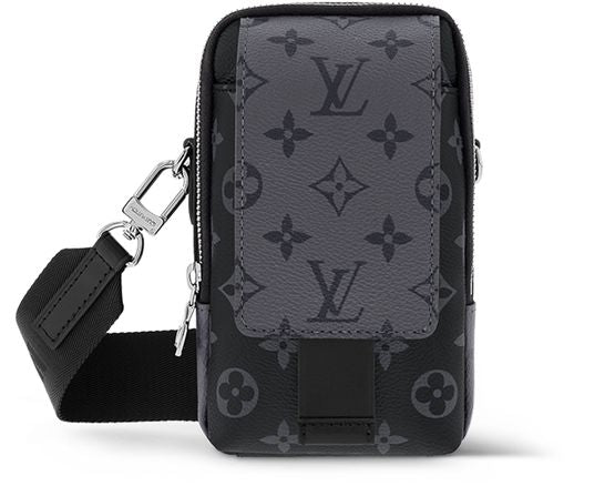 Louis Vuitton Double Phone Pouch NM in Black — view 1