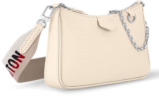 Louis Vuitton Easy Pouch On Strap in Beige — view 2