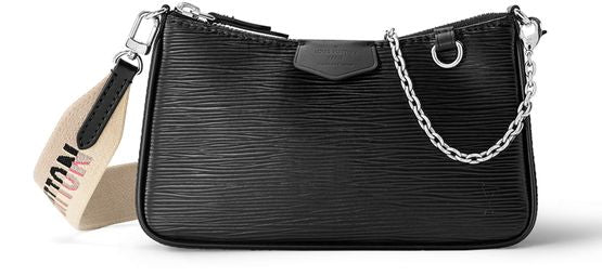 Louis Vuitton Easy Pouch On Strap in Black — view 1