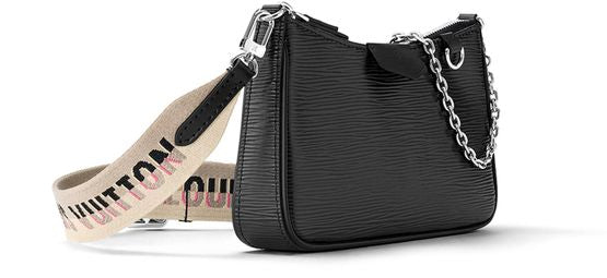 Louis Vuitton Easy Pouch On Strap in Black — view 2