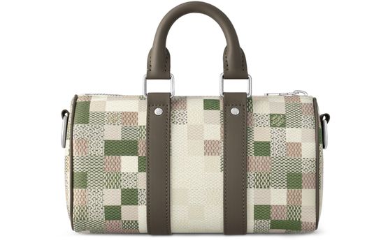 Louis Vuitton Keepall Bandoulière 25 in Khaki — view 3