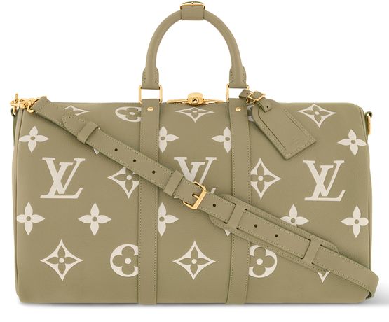 Louis Vuitton Keepall Bandoulière 45 in Green — view 1