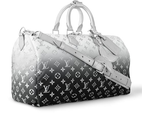 Louis Vuitton Keepall Bandoulière 45 in Silver — view 2