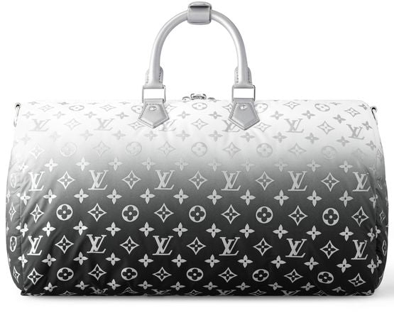 Louis Vuitton Keepall Bandoulière 45 in Silver — view 3