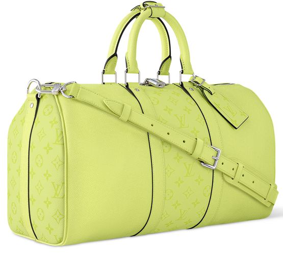 Louis Vuitton Keepall Bandoulière 45 in Yellow — view 2