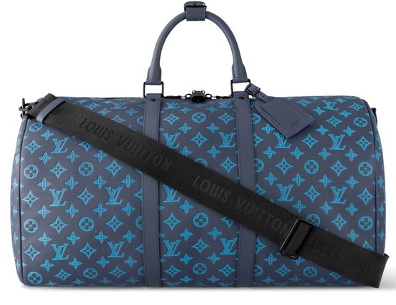 Louis Vuitton Keepall Bandoulière 50 in Dark Blue — view 1