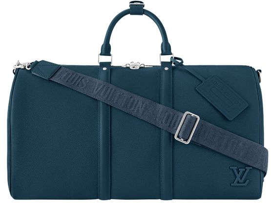 Louis Vuitton Keepall Bandoulière 50 in Dark Blue — view 1