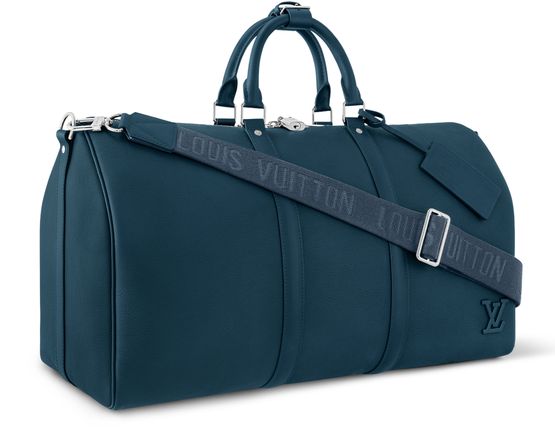 Louis Vuitton Keepall Bandoulière 50 in Dark Blue — view 2