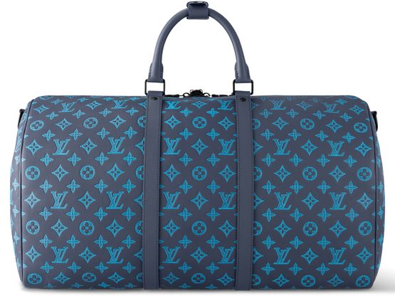 Louis Vuitton Keepall Bandoulière 50 in Dark Blue — view 2