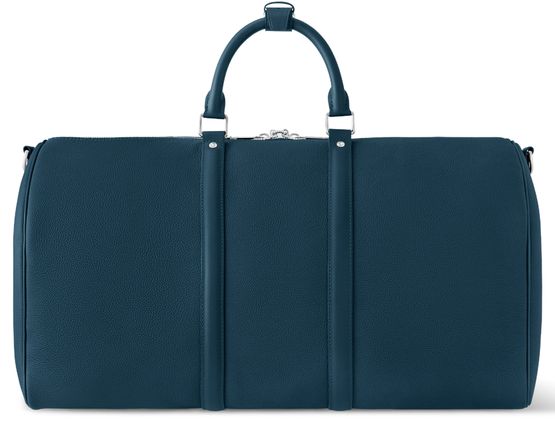 Louis Vuitton Keepall Bandoulière 50 in Dark Blue — view 3