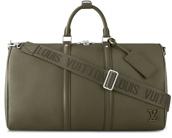Louis Vuitton Keepall Bandoulière 50 in Khaki — view 1