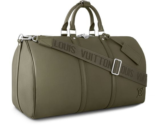 Louis Vuitton Keepall Bandoulière 50 in Khaki — view 2