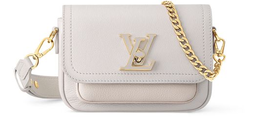 Louis Vuitton LockMe Tender in White — view 1