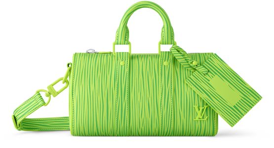 Louis Vuitton LV x Park Seo-Bo Keepall Bandoulière 25 in Green — view 1