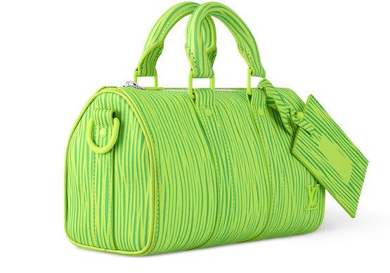 Louis Vuitton LV x Park Seo-Bo Keepall Bandoulière 25 in Green — view 2