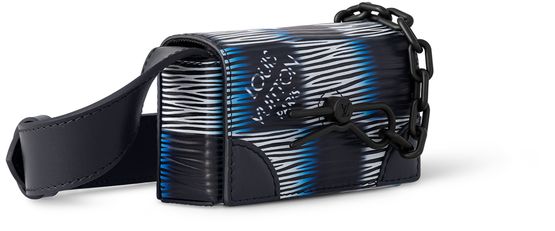 Louis Vuitton Micro Steamer in Dark Blue — view 2
