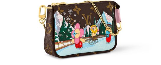 Louis Vuitton Mini Pochette Accessoires in Brown — view 2