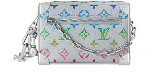 Louis Vuitton Mini Soft Trunk in Silver — view 1