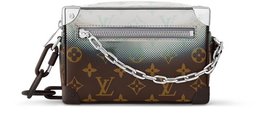 Louis Vuitton Mini Soft Trunk in Silver — view 1