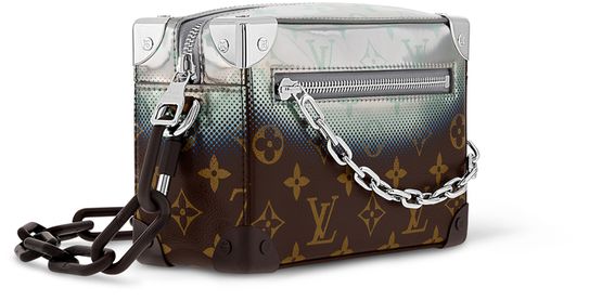 Louis Vuitton Mini Soft Trunk in Silver — view 2
